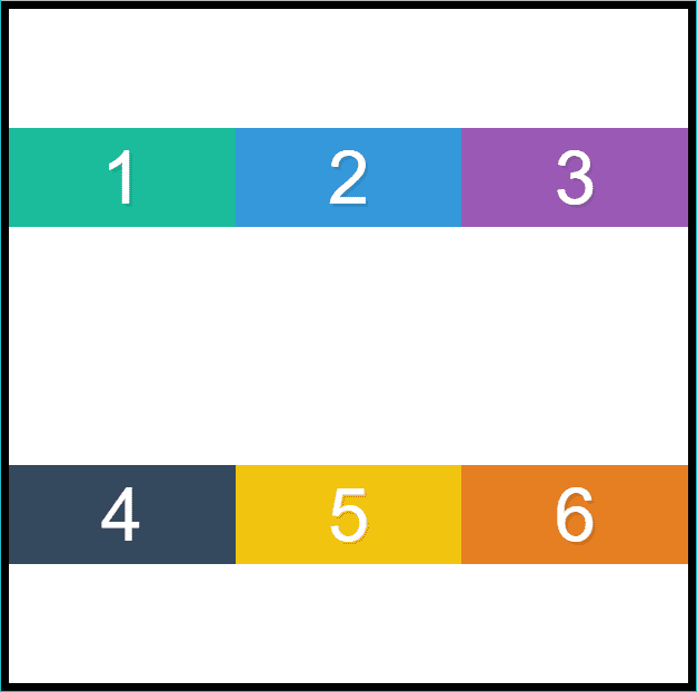 align content space around